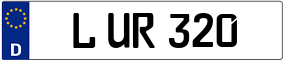 Truck License Plate